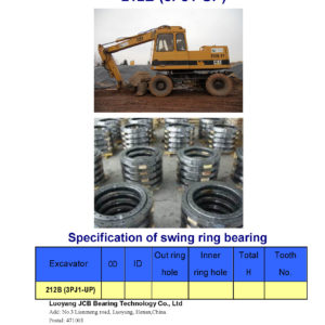 swing bearing for excavator 212B（3PJ1-UP）