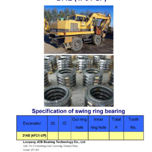 swing bearing for excavator 214B（4FC1-UP）