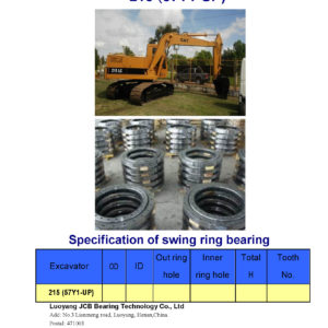 swing bearing for excavator 215（57Y1-UP）
