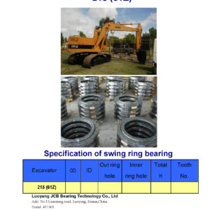 swing bearing for excavator 215（61Z）
