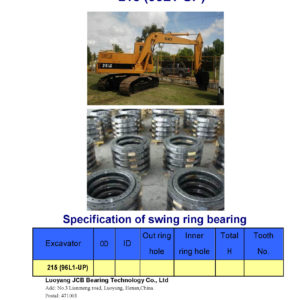swing bearing for excavator 215（96L1-UP）