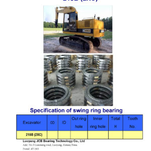 swing bearing for excavator 215B（2XC）