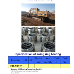 swing bearing for excavator 215C（4HG1-UP）