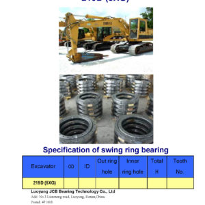 swing bearing for excavator 219D（5XG）
