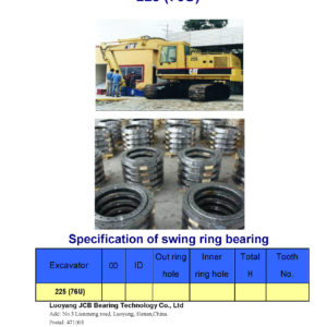 swing bearing for excavator 225（76U）