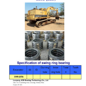 swing bearing for excavator 225B（2ZD）