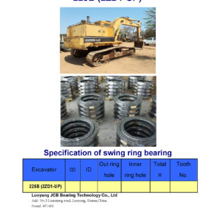 swing bearing for excavator 225B（2ZD1-UP）