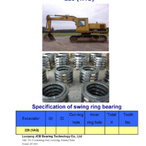 swing bearing for excavator 229（1AG）