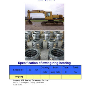 swing bearing for excavator 229（1GF）