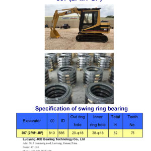 swing bearing for excavator 307（2PM1-UP）