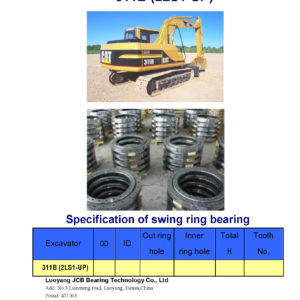 swing bearing for excavator 311B（2LS1-UP）