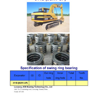swing bearing for excavator 311B（8GR1-UP）