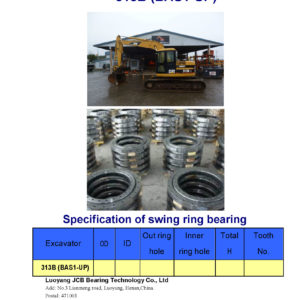 swing bearing for excavator 313B（BAS1-UP）