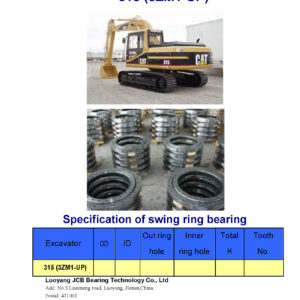 swing bearing for excavator 315（3ZM1-UP）