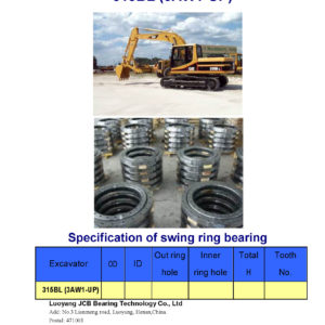swing bearing for excavator 315BL（3AW1-UP）