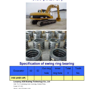 swing bearing for excavator 315C（AKE1-UP）