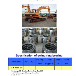 swing bearing for excavator 317N（9SR1-UP）