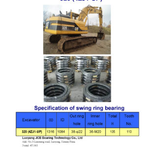 swing bearing for excavator 320（4ZJ1-UP）