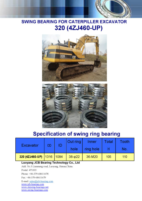 swing bearing for excavator 320（4ZJ460-UP）