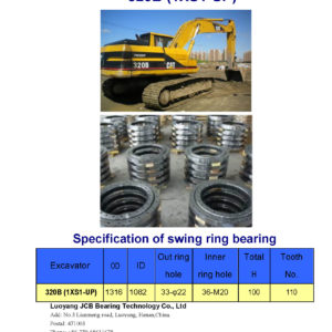 swing bearing for excavator 320B（1XS1-UP）