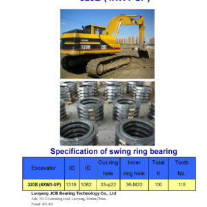 swing bearing for excavator 320B（4XW1-UP）