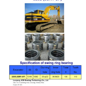 swing bearing for excavator 320B（5BR1-UP）