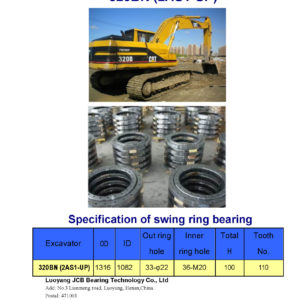 swing bearing for excavator 320BN（2AS1-UP）