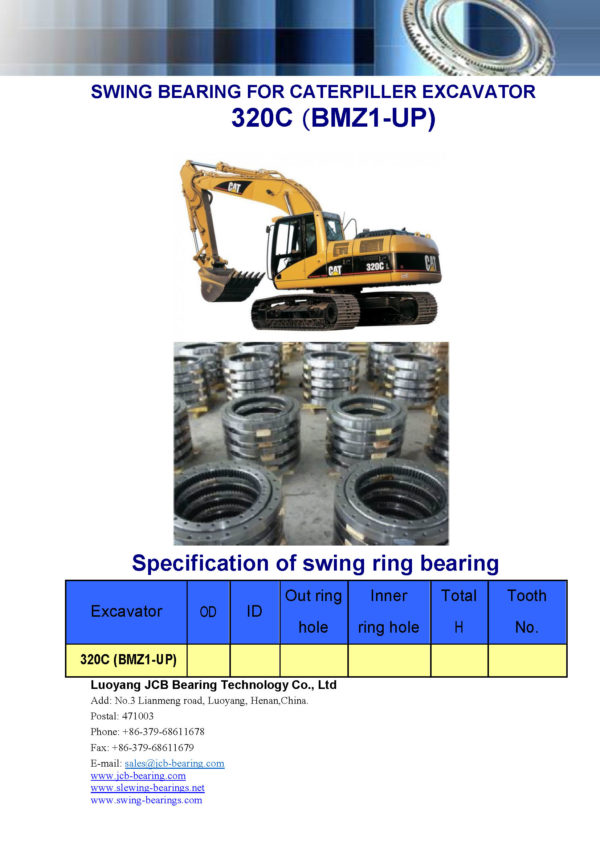 swing bearing for excavator 320C（BMZ1-UP）