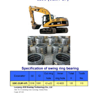 swing bearing for excavator 320C（CLM1-UP）