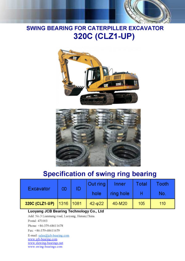 swing bearing for excavator 320C（CLZ1-UP）