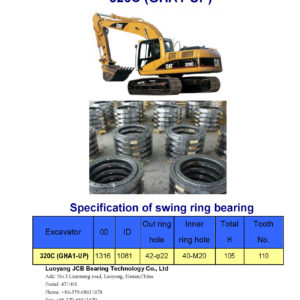 swing bearing for excavator 320C（GHA1-UP）