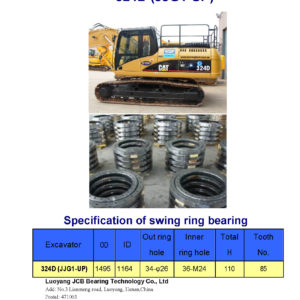 swing bearing for excavator 324D（JJG1-UP）