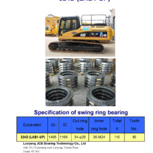 swing bearing for excavator 324D（LAB1-UP）