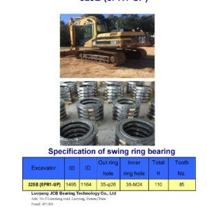 swing bearing for excavator 325B（8PR1-UP）