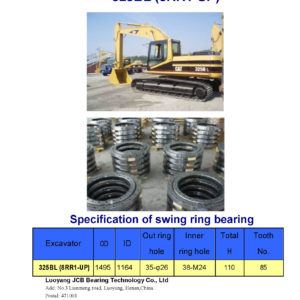 swing bearing for excavator 325BL（8RR1-UP）