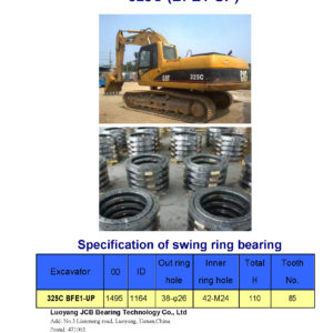 swing bearing for excavator 325C（BFE1-UP）