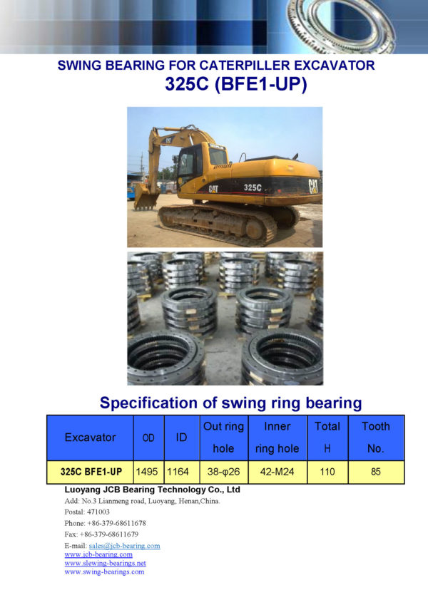 swing bearing for excavator 325C（BFE1-UP）