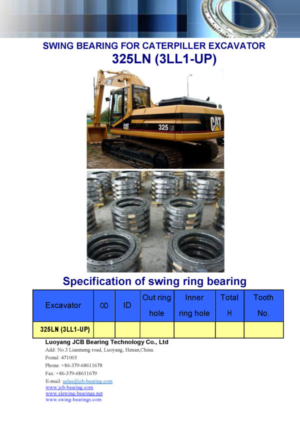 swing bearing for excavator 325LN（3LL1-UP）