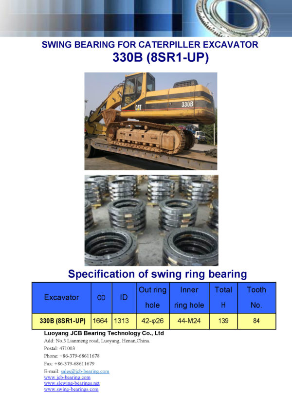 swing bearing for excavator 330B（8SR1-UP）