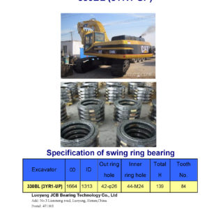 swing bearing for excavator 330BL（3YR1-UP）