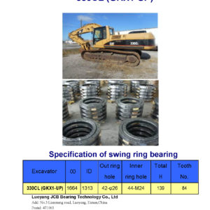 swing bearing for excavator 330CL（GKX1-UP）