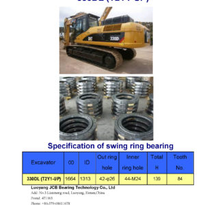 swing bearing for excavator 330DL（T2Y1-UP）