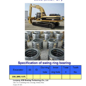 swing bearing for excavator 330L（9ML1-UP）