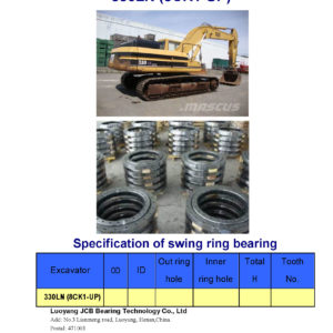 swing bearing for excavator 330LN（8CK1-UP）
