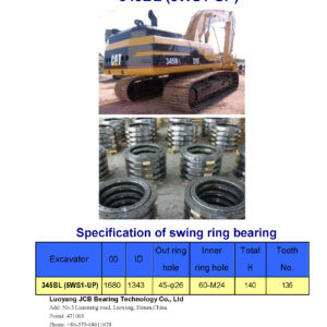 swing bearing for excavator 345BL（5WS1-UP）