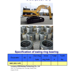 swing bearing for excavator 345C（GCL1-UP）