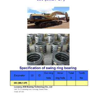 swing bearing for excavator 350（3ML1-UP）