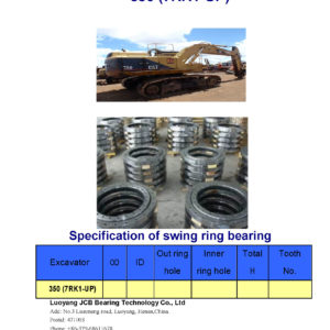 swing bearing for excavator 350（7RK1-UP）