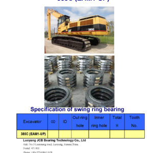 swing bearing for excavator 385C（EAM1-UP）