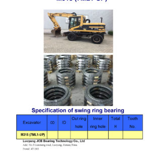 swing bearing for excavator M315（7ML1-UP）